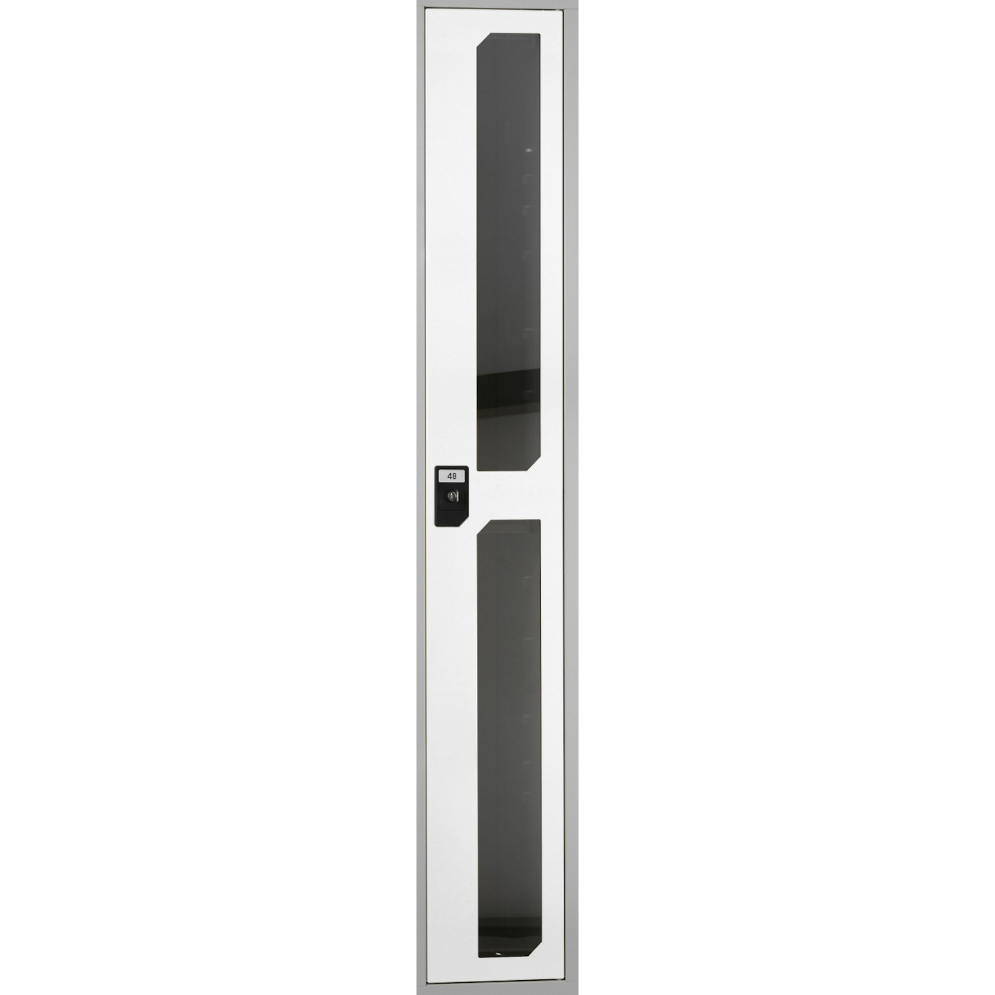 Tür mit Acrylglassichtfenster 1/2 für Serie 82 doppelstöckig 0386